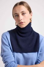 Collo alto Paula - Blu navy