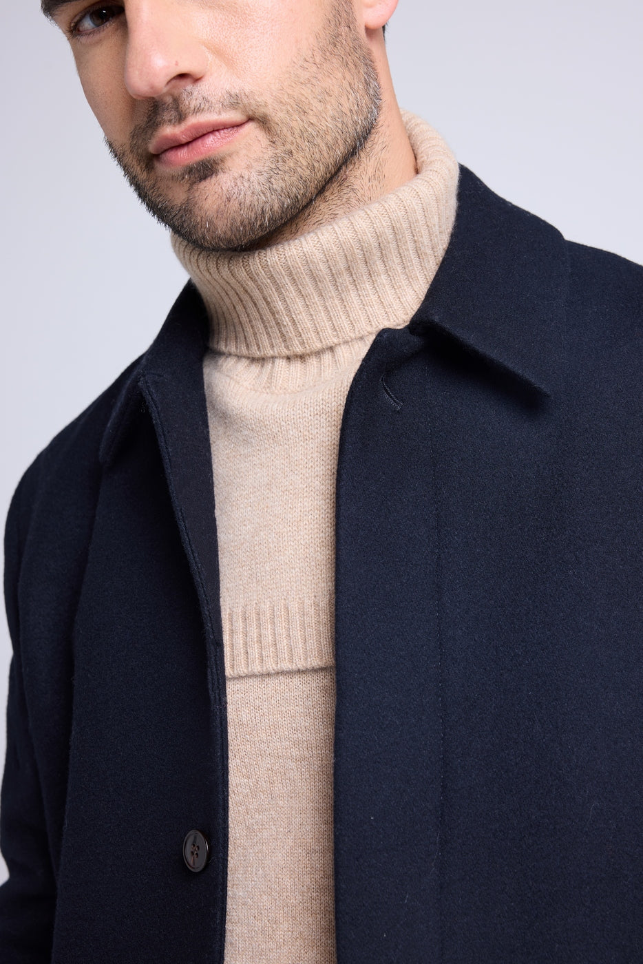 Cuello Vuelto Paula - Beige Crema