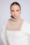 Cuello Vuelto Paula - Beige Crema