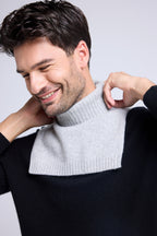 Paula Roll Neck - Light Grey
