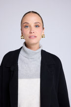 Paula Roll Neck - Light Grey