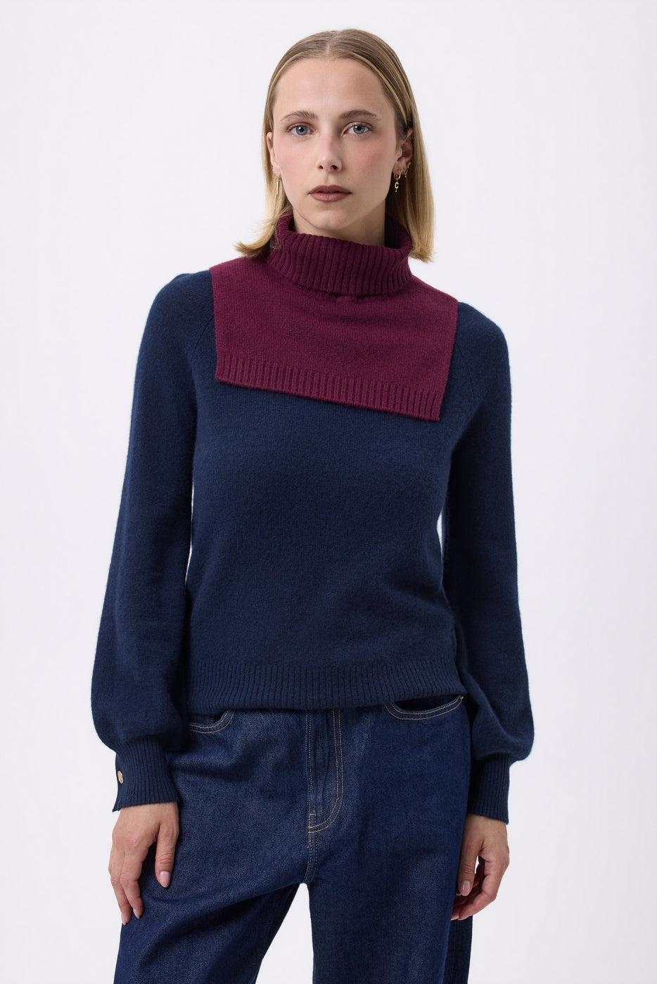Turtleneck Paula - Wine Red - Unisex