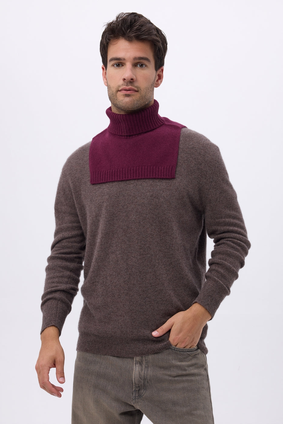 Turtleneck Paula - Wine Red - Unisex