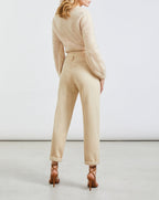 Pantalones cargo Pauline Color - Arena claro - Mujer