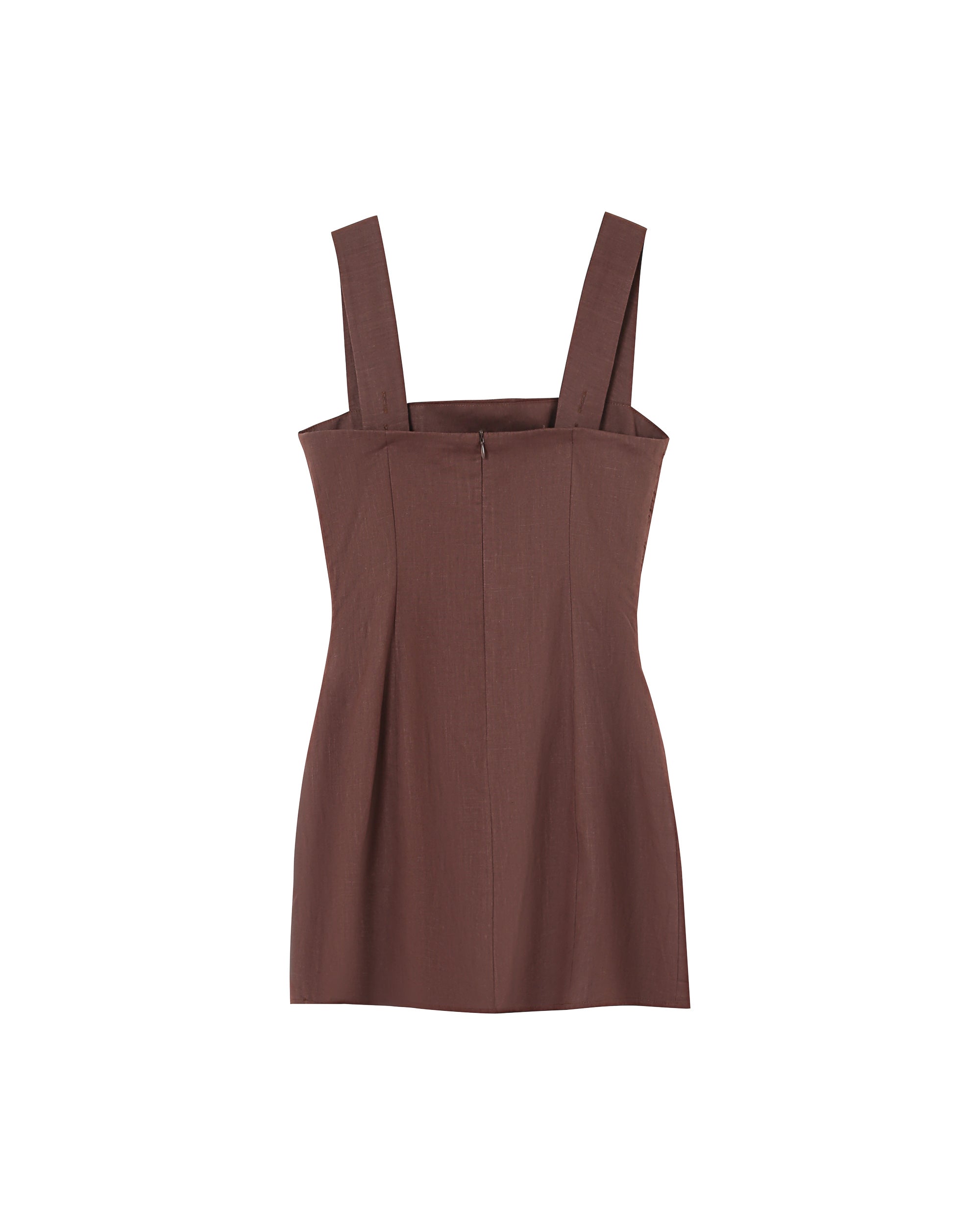 Robe Courte Pauline - Chocolat