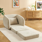 Paz - Fauteuil - Beige chenillestof