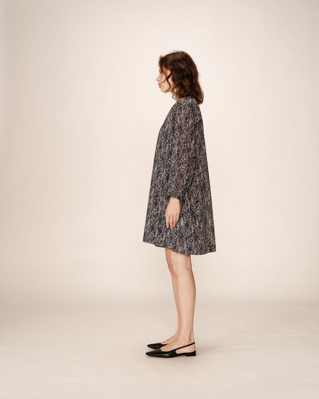 Pazur Short Dress - Navy