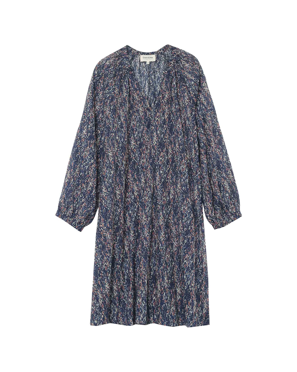 Pazur Short Dress - Navy