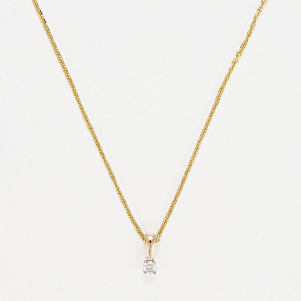 Colgante "Mi DPm" D0.05Ct/1 - Oro amarillo 750/1000