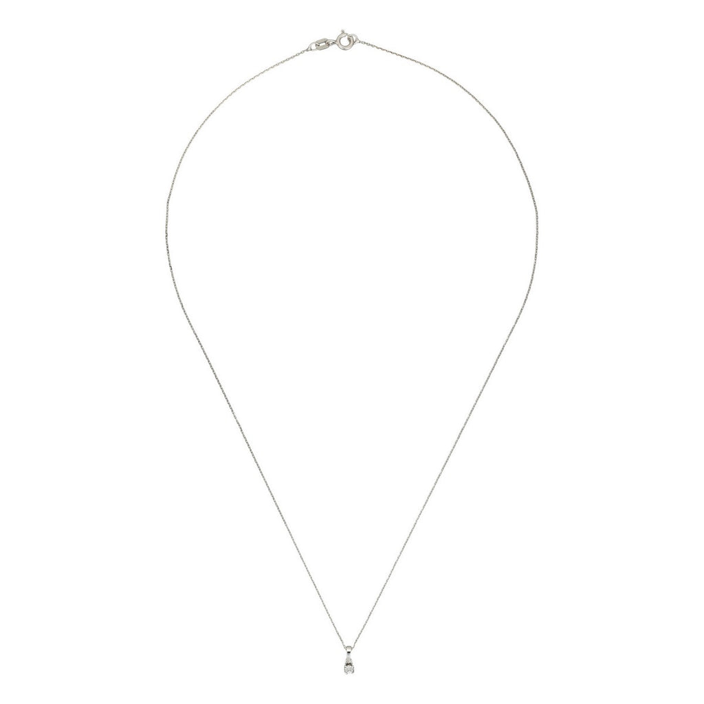 Colgante de diamantes "Brillantine": 0,01 quilates/1 - oro blanco 750/1000