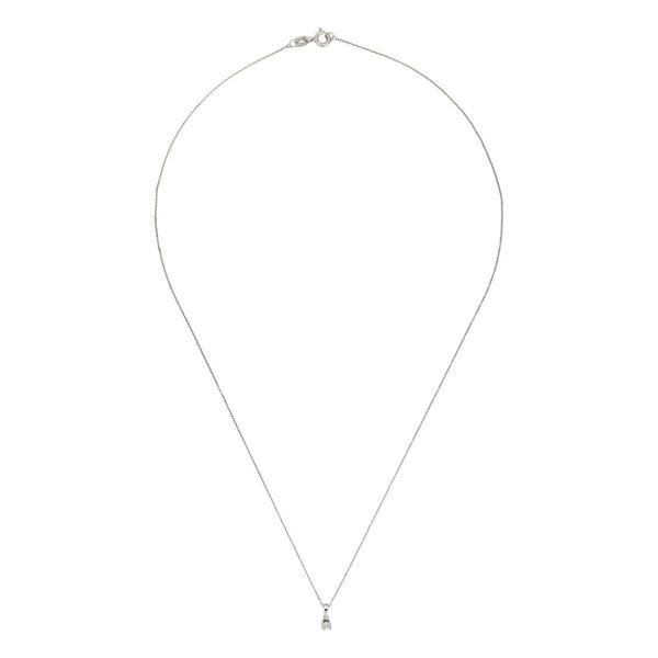Colgante de diamantes "Brillantine": 0,01 quilates/1 - oro blanco 750/1000