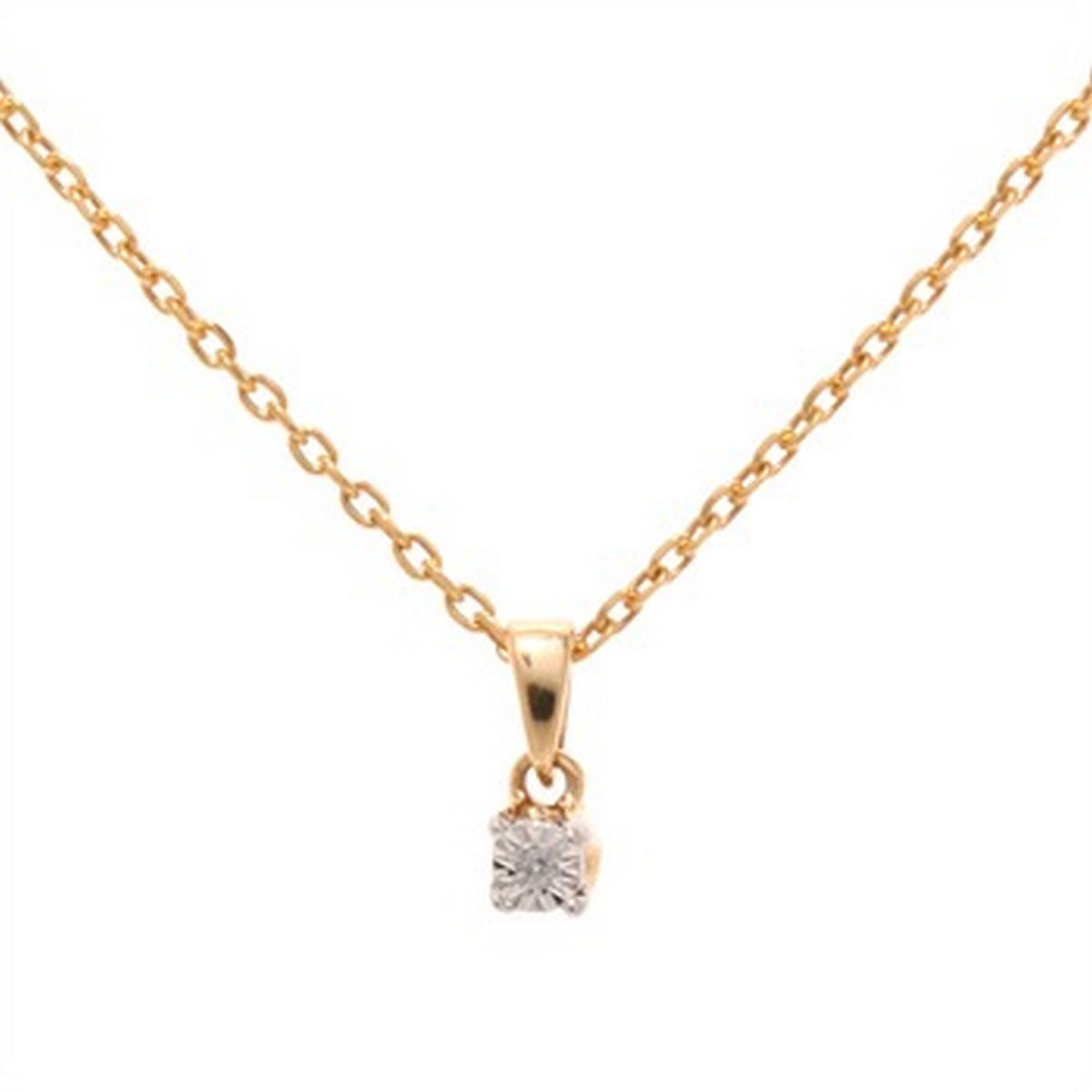 Pendentif "Brillantine"  Diamant :0,01Ct/1