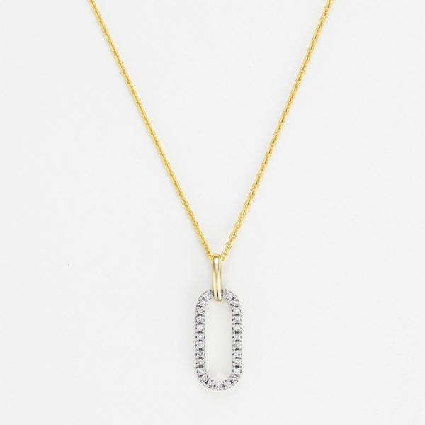 "Miysis" Pendant D0.10/25 - Yellow Gold