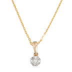 Colgante "Idylle" Diamantes 0,06/9