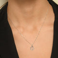 Colgante Diamante "Nola" 0.06/19 - Oro blanco 375/1000