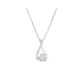 Colgante de diamantes "Kourtney" 0.08/28 - Oro blanco 375/1000