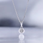 Colgante "Bombe" Diamante 0.02/8 - Oro blanco 375/1000