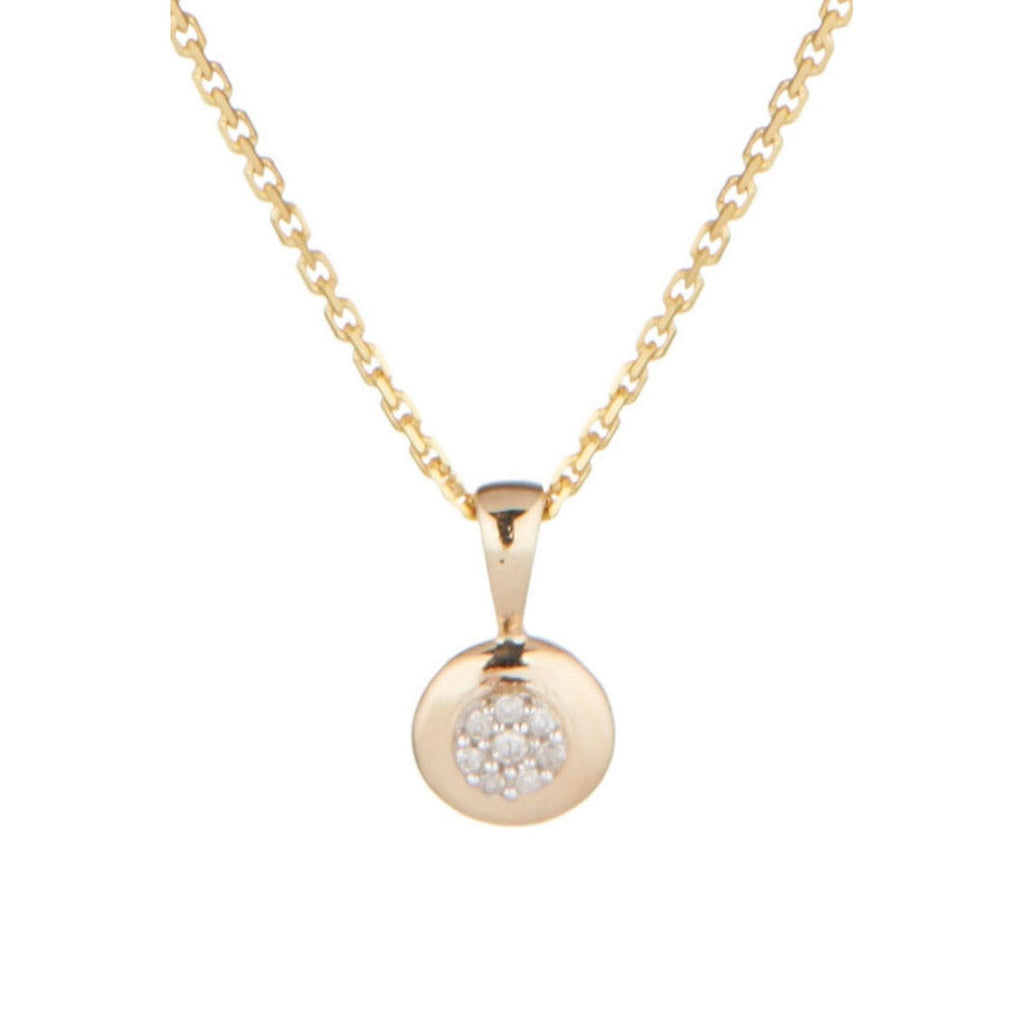 Pendentif "Bombe" Diamants 0,02/8 - Or Jaune 375/1000