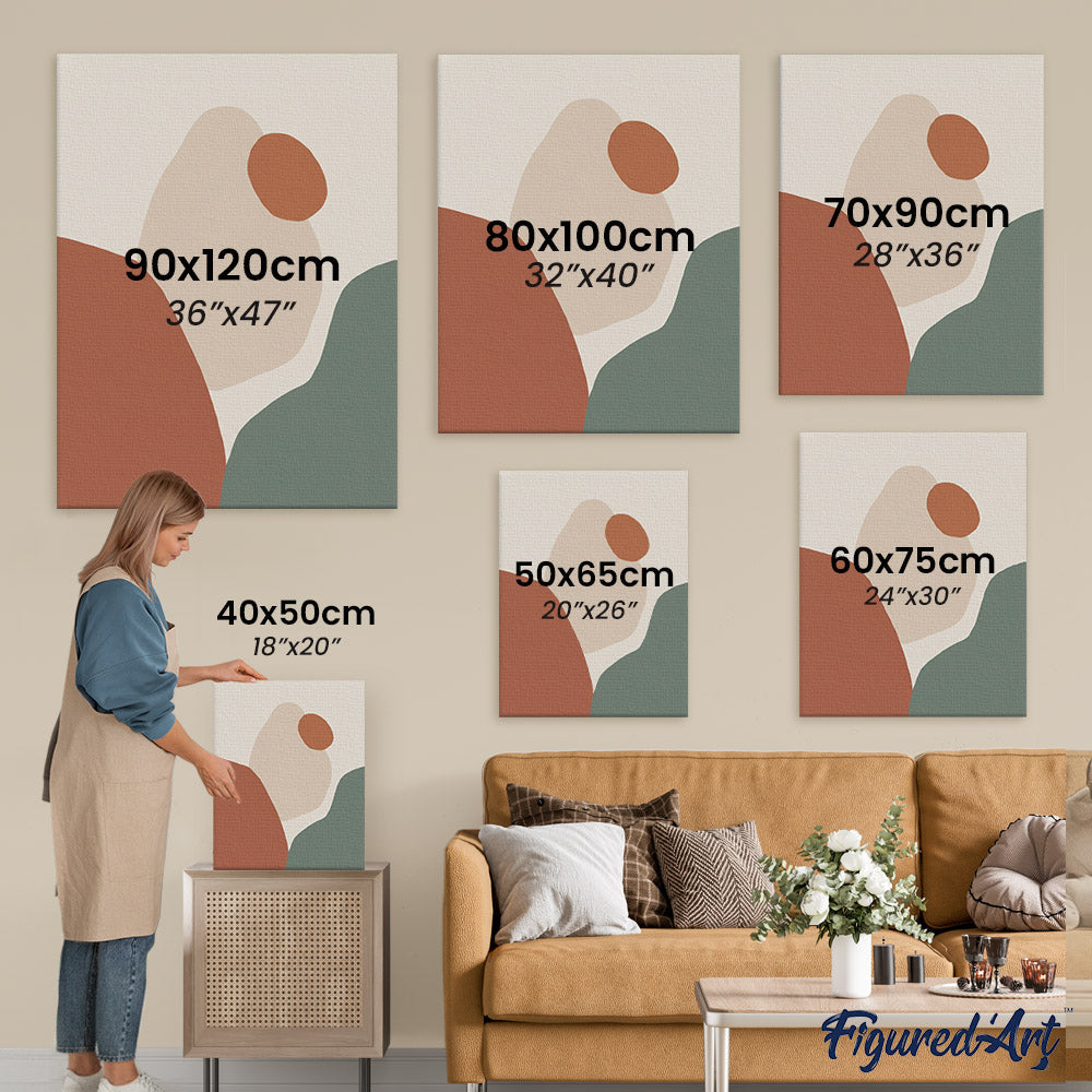 Pintura por números - Jardín japonés en otoño