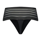 Boxerstring Menstruel En Dentelle Flux Moyen - Noir
