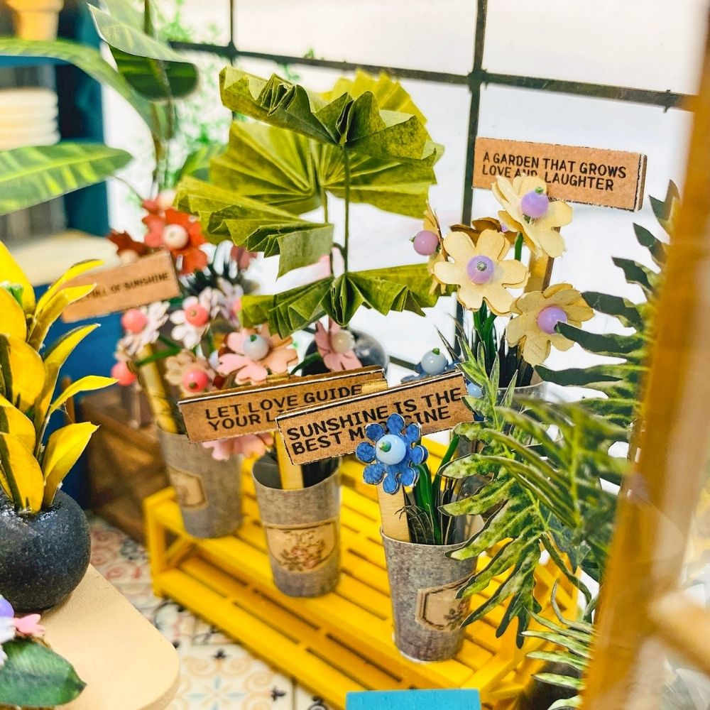 Casa en miniatura - Invernadero soleado