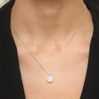 Colgante de diamantes "Sublissime" 0,25/100 - Oro blanco 375/1000
