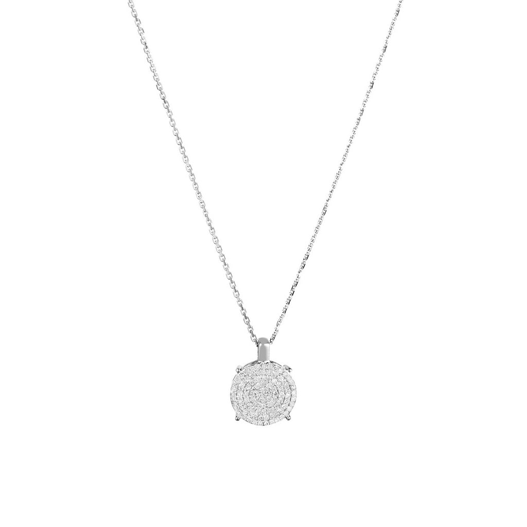 Colgante de diamantes "Sublissime" 0,25/100 - Oro blanco 375/1000
