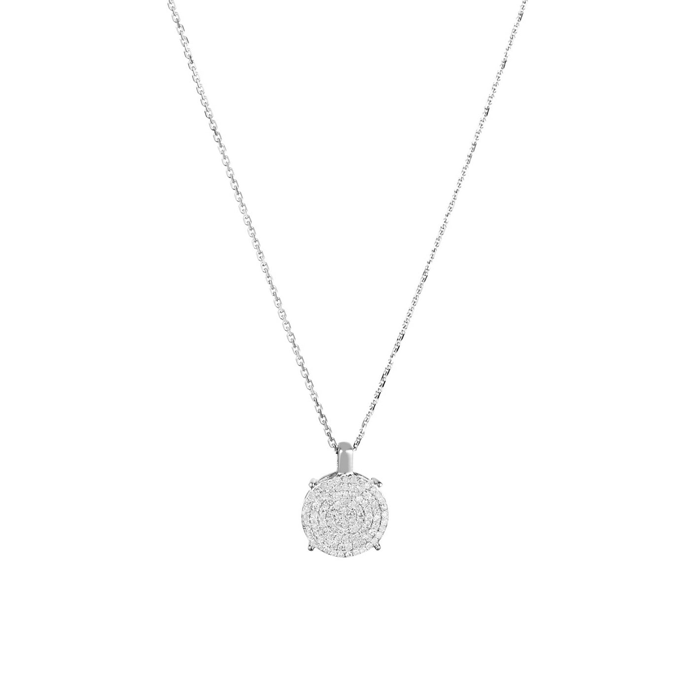 Colgante de diamantes "Sublissime" 0,25/100 - Oro blanco 375/1000