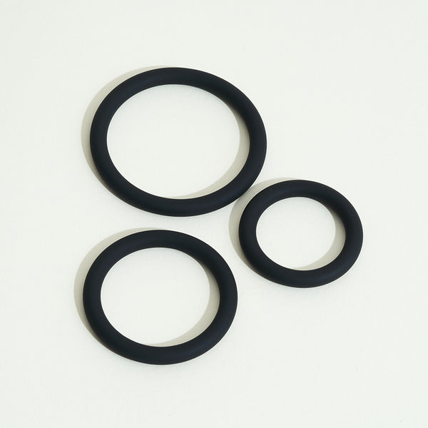 Silicone Cock Ring Trio