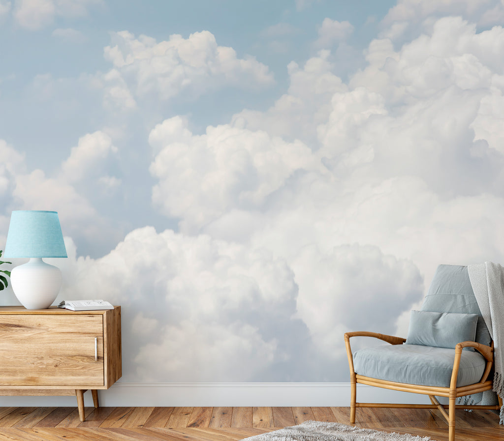 Songeen Panoramic Wallpaper - Blue