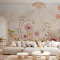 Manosque Panoramic Wallpaper - Multicolor
