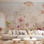 Manosque Panoramic Wallpaper - Multicolor