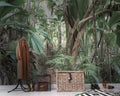 Panoramic Wallpaper - Jungle Trek - Green