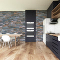 Rusty Schist Panoramic Wallpaper - Gray
