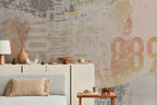 Papier Peint Panoramique - Séoul - Multicolore