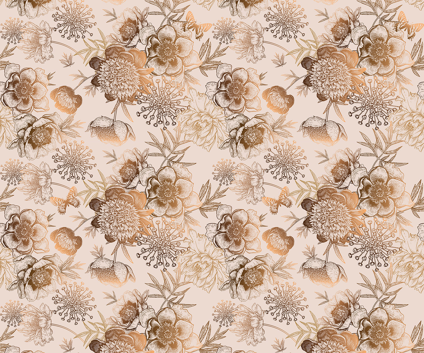 Panoramic Wallpaper - Madeleine - White Sand