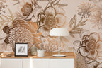 Panoramic Wallpaper - Madeleine - White Sand