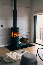 Loft Concrete Panoramic Wallpaper - Gray