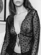 Top Sheer Black