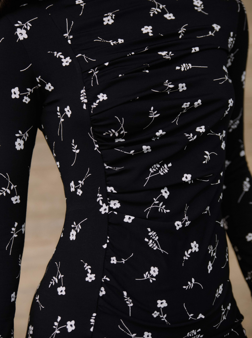 Midnight Bloom Mini Dress