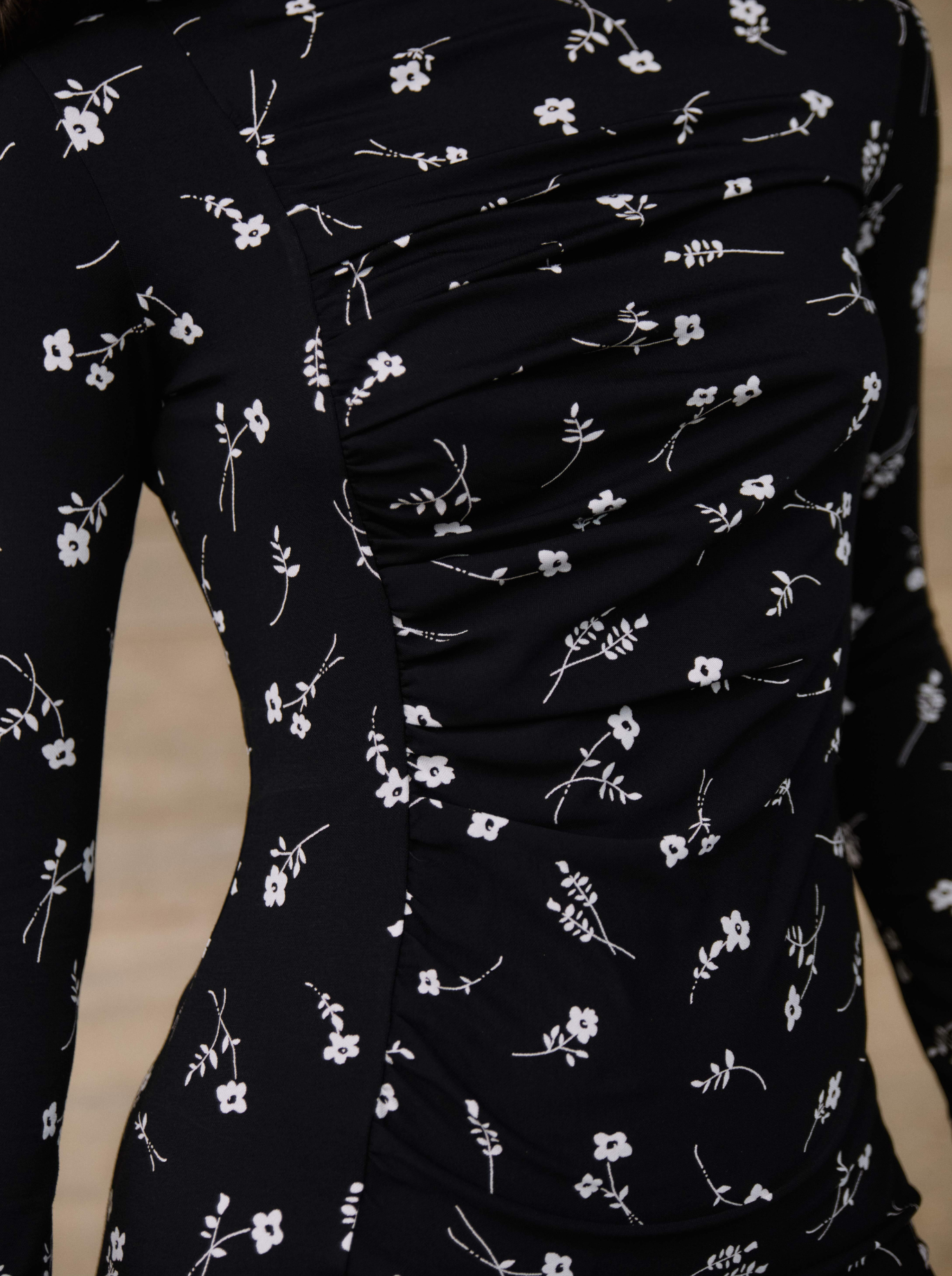 Midnight Bloom Mini Dress