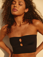 Bustier totalmente negro