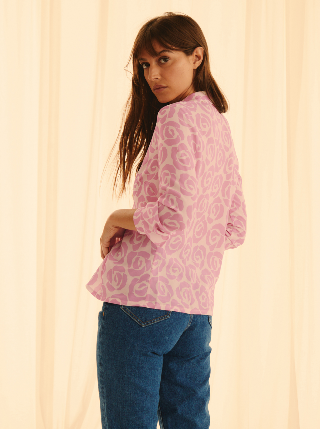 Chemise Pink & Roses
