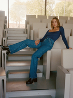 Blue Steel Square Bodysuit