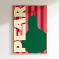 Kitchen - Affiche Pear Raye - Multi