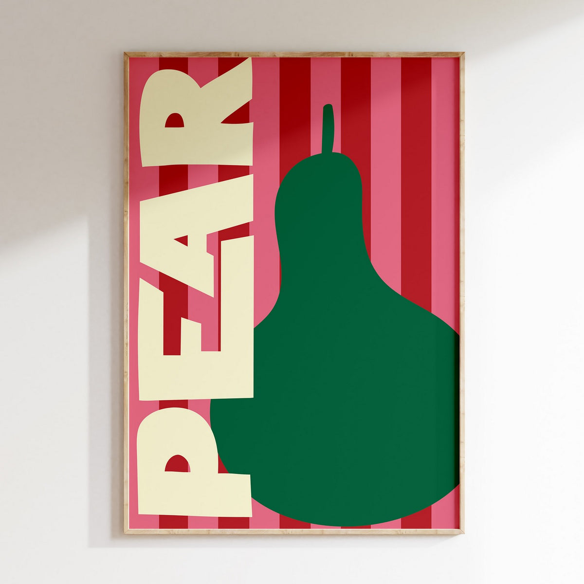 Kitchen - Affiche Pear Raye - Multi