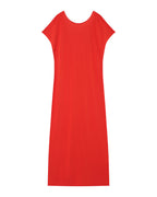 Robe Mi-Longue Peace - Rouge