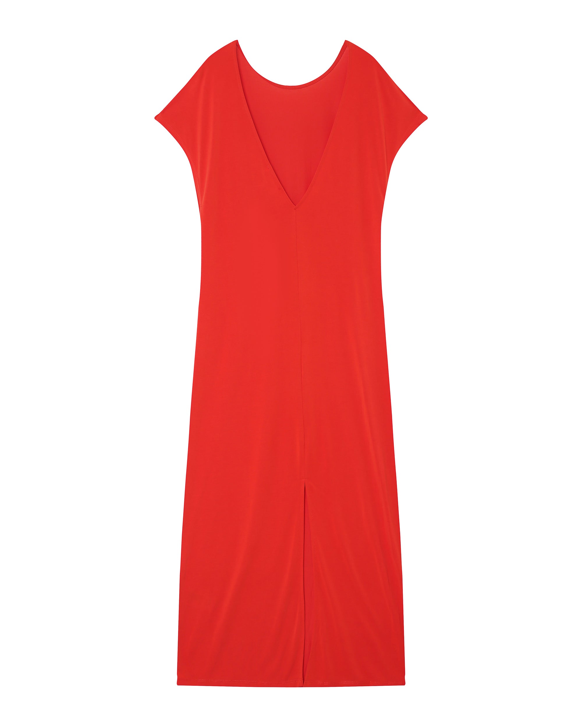 Robe Mi-Longue Peace - Rouge