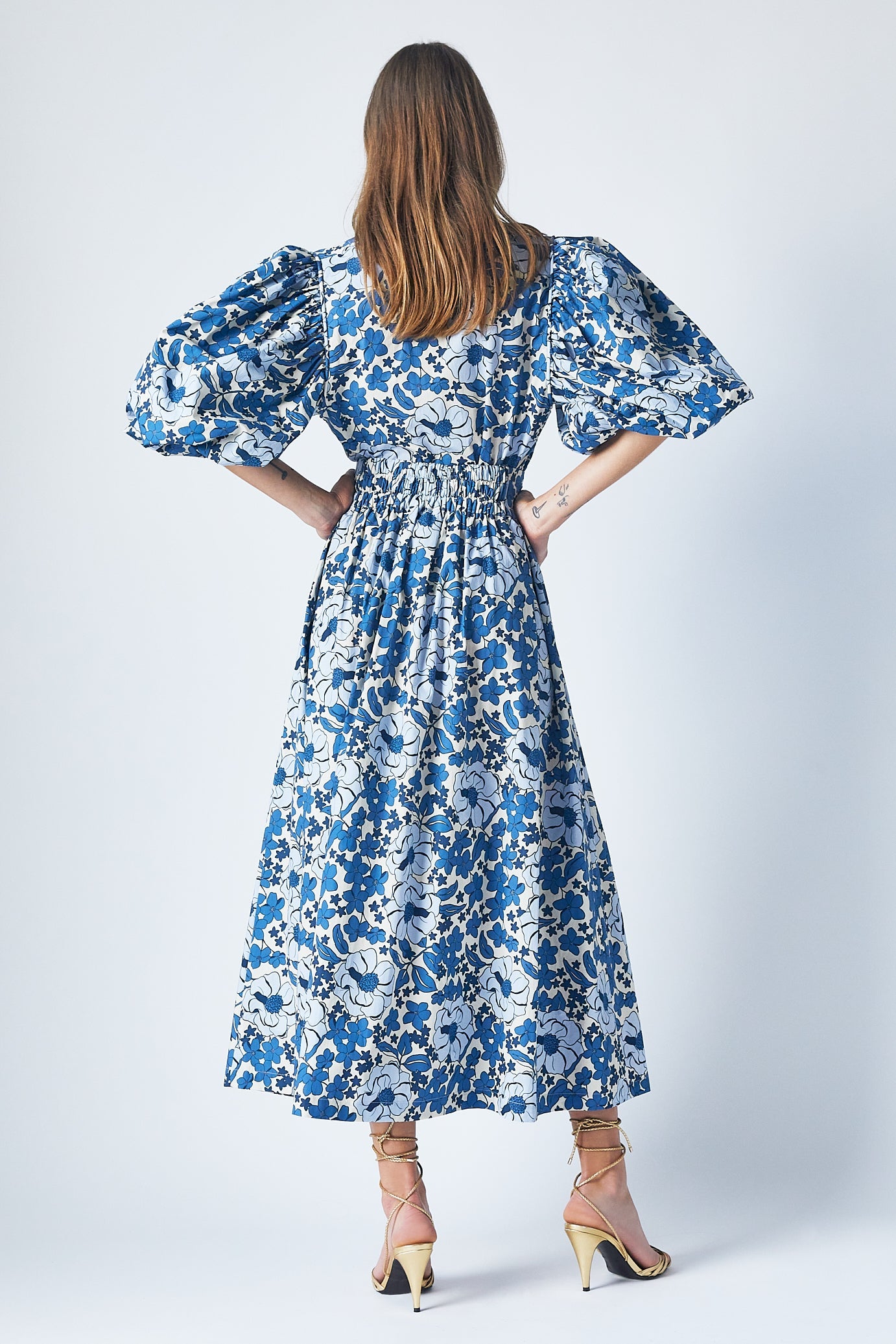 Top Peggy Blue Bloom