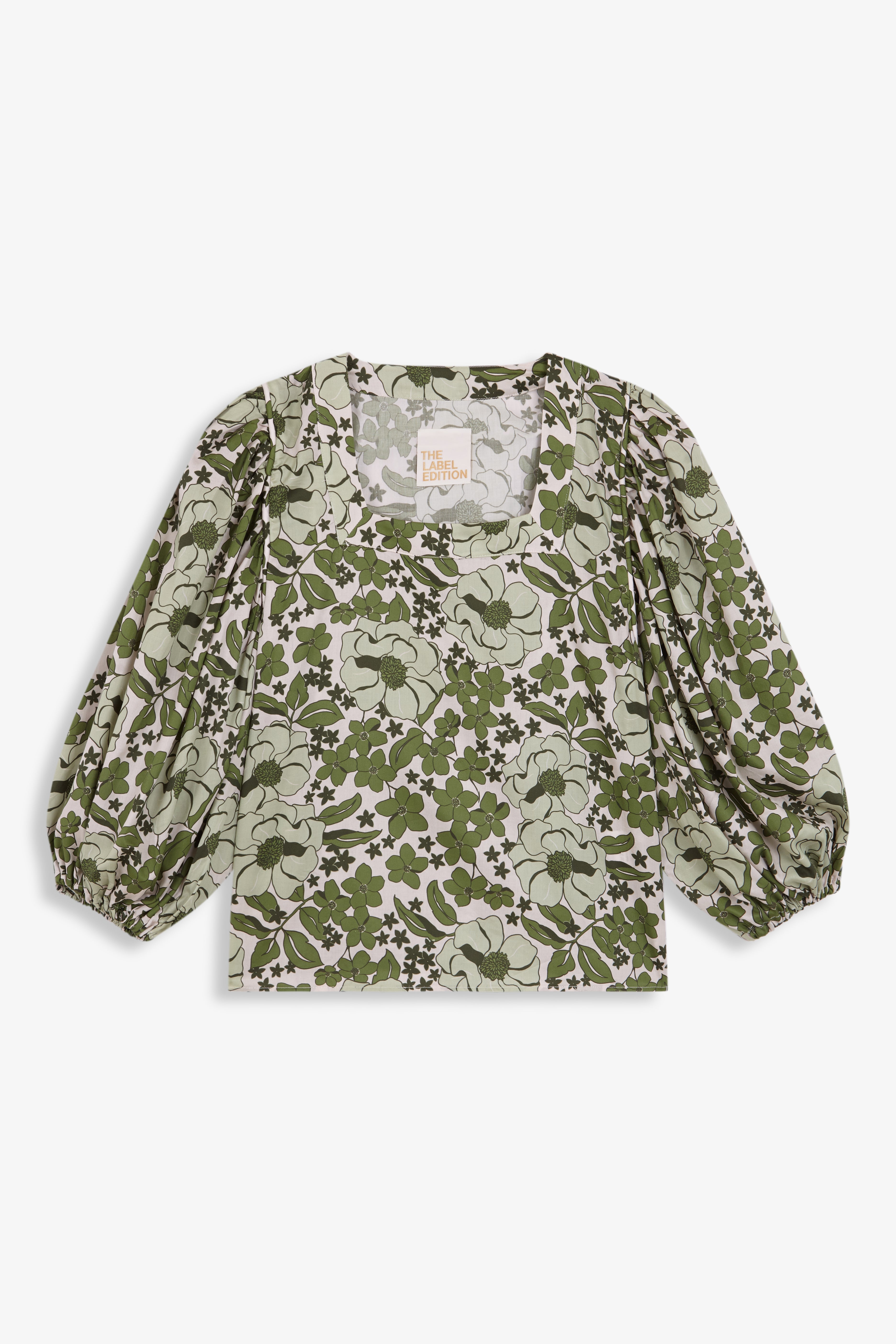 Top Peggy Green Bloom
